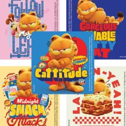 Nickelodeon Stickers | Character Stickers<SmileMakers Garfield Movie Stickers - Stickers from
