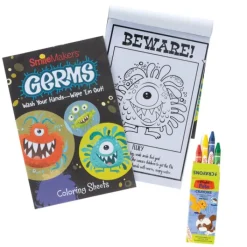 Medical Themed Prizes | Toys<SmileMakers Germ Squad Coloring Value Pack - Coloring Books from