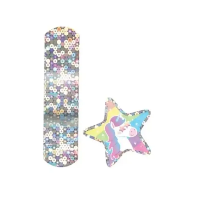 Bandages | Medical Practice Essentials<SmileMakers Glitter Stars and Strips Bandages - Latex Free Bandages from
