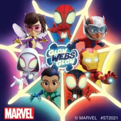 Character Stickers<SmileMakers Glow in the Dark Spidey & His Amazing Friends Stickers - Stickers from
