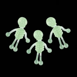 Halloween | Individually Wrapped Toys<SmileMakers Glow-in-the-Dark Mini Tumbling Skeletons - Sticky Toys from