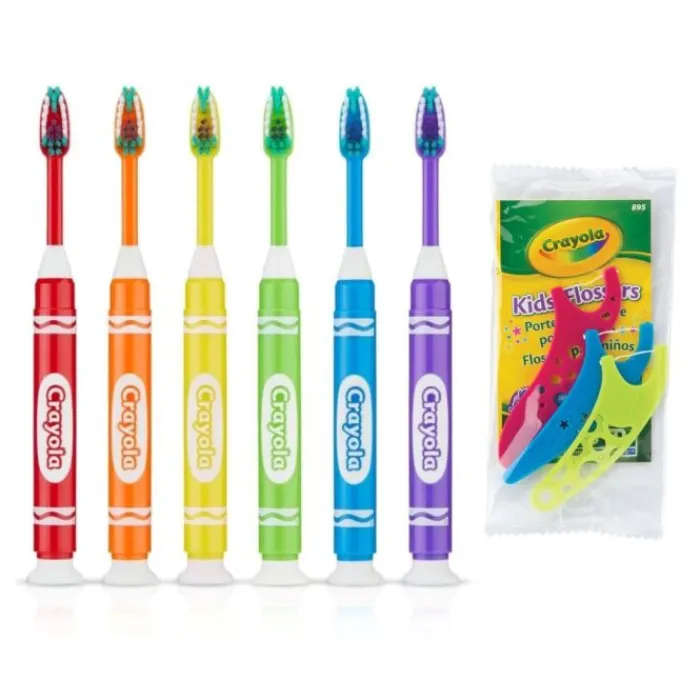 Dental Practice Essentials | Dental Kits<GUM ® Crayola™ Metallic Marker Youth Patient Packs - Dental Kits from SmileMakers
