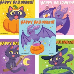 Halloween | Other Fun Stickers<SmileMakers Halloween Cats & Bats Stickers - Stickers from