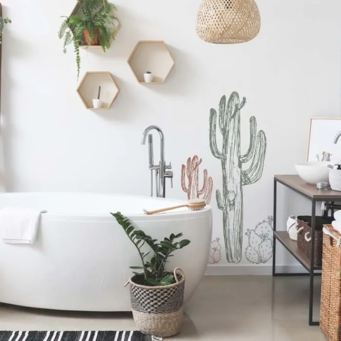Wall Decals<SmileMakers Hand-Drawn Cactus Wall Decals - Office Décor from