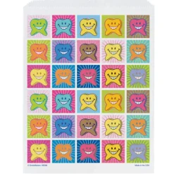 Take Home Bags | Take Home Bags<SmileMakers Happy Tooth Color Block Paper Bags - Take Home Bags from