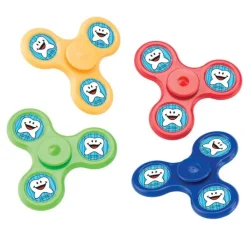 Dental Themed Prizes | Latex Free Toys<SmileMakers Happy Tooth Fidget Spinners - Fidget Toys from