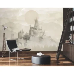 Wall Decals<SmileMakers Harry Potter Hogwarts Castle Mural - Office Décor from