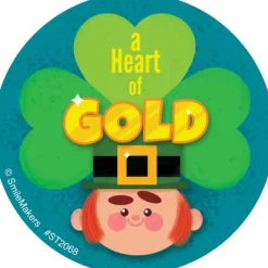 St. Patrick's Day | Other Fun Stickers<SmileMakers Heart of Gold Stickers - Stickers from