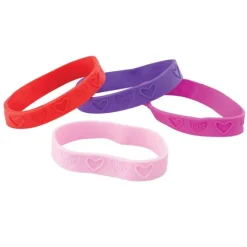 Valentine's Day | Jewelry<SmileMakers Heart Rubber Bracelets - Toy Bracelets from