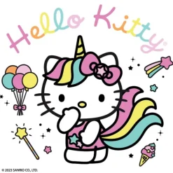 Character Stickers<SmileMakers Hello Kitty Rainbows & Unicorns Stickers - Stickers from