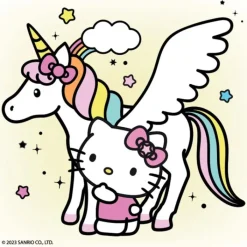 Character Stickers<SmileMakers Hello Kitty Rainbows & Unicorns Stickers - Stickers from