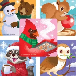 Christmas | Other Fun Stickers<SmileMakers Holiday Forest Friends Stickers - Stickers from