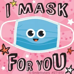 Patient Stickers | Dental Stickers<SmileMakers I Mask For You Stickers - Stickers from