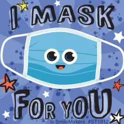 Patient Stickers | Dental Stickers<SmileMakers I Mask For You Stickers - Stickers from