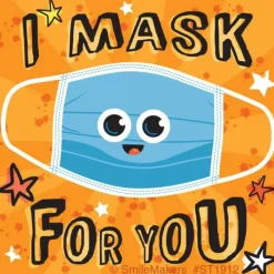 Patient Stickers | Dental Stickers<SmileMakers I Mask For You Stickers - Stickers from