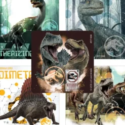 Character Stickers<SmileMakers Jurassic World: Dominion Stickers - Stickers from