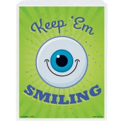 Take Home Bags | Take Home Bags<SmileMakers Keep Smiling Eye Paper Bags - Take Home Bags from
