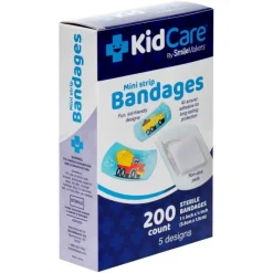 Bandages | Medical Practice Essentials<KidCare ™ Construction Pals Mini Strip Bandages - Bandages from SmileMakers