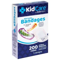 Bandages | Medical Practice Essentials<KidCare ™ Owie! Mini Strip Bandages - Bandages from SmileMakers