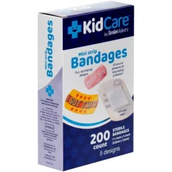 Bandages | Medical Practice Essentials<KidCare ™ Sayings Mini Strip Bandages - Bandages from SmileMakers