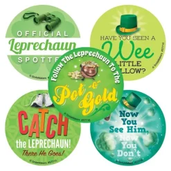 St. Patrick's Day | Other Fun Stickers<SmileMakers 100 Leprechaun Spotter Stickers - Stickers from