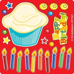Other Fun Stickers<SmileMakers Make Your Own Birthday Cupcake Stickers -