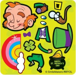 St. Patrick's Day | Other Fun Stickers<SmileMakers Make Your Own™ Leprechaun Stickers - Make-Your-Own Stickers from