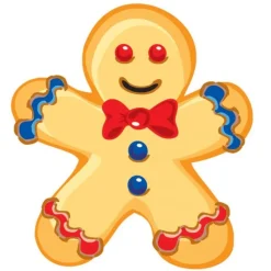 Christmas | Other Fun Stickers<SmileMakers Make-Your-Own Gingerbread Man Stickers - Make-Your-Own Stickers from
