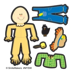Seasons | Thanksgiving<SmileMakers Make-Your-Own Scarecrow Stickers - Make-Your-Own Stickers from