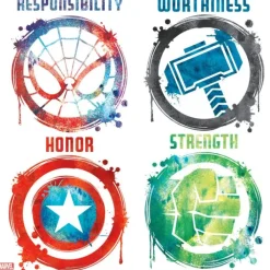 Wall Decals<SmileMakers Marvel Icons Wall Decals - Office Décor from