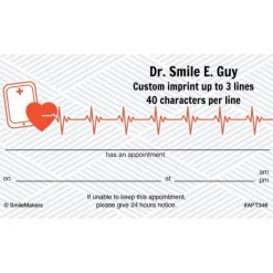 Appointment Cards<SmileMakers Medical Heartbeat Appointment Cards - Appointment Cards from