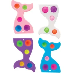 Individually Wrapped Toys | Fidget & Distraction Toys<SmileMakers Mermaid Tail Fidget Poppers - Handheld Games & Puzzles from