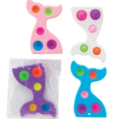 Individually Wrapped Toys | Fidget & Distraction Toys<SmileMakers Mermaid Tail Fidget Poppers - Handheld Games & Puzzles from