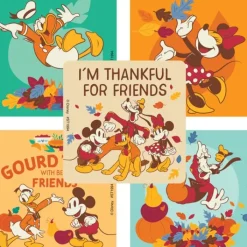 Thanksgiving | Disney Stickers<SmileMakers Mickey & Pals Friendsgiving Stickers - Stickers from