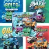 Character Stickers | Stickers<SmileMakers Mighty Monster Wheelies Stickers - Stickers from