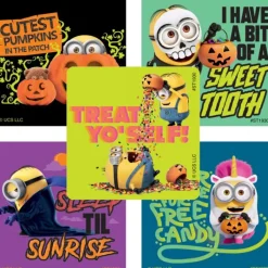 Halloween | Character Stickers<SmileMakers Minions Halloween Stickers - Stickers from