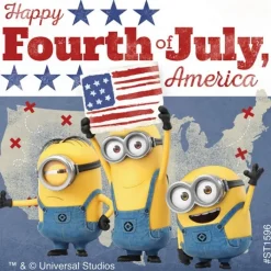 Fourth Of July | Character Stickers<SmileMakers Minions 4th of July Stickers -Stickers from