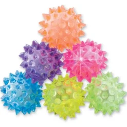 Toy Balls | Toys<SmileMakers 40mm Light Up Spike Bouncing Balls - Toy Balls from