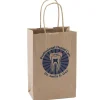 Take Home Bags | Take Home Bags<SmileMakers Natural Kraft Paper Shopper - Custom/Promotional Miscellaneous from