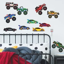 Wall Decals<SmileMakers New Speed Limit - Trucks Wall Decals - Office Décor from