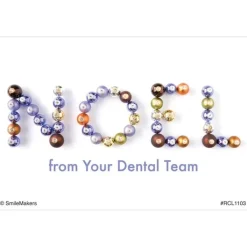 Christmas | Recall Cards<SmileMakers Noel Dental Team Recall Cards - Custom Recall Cards from