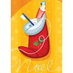 Christmas<SmileMakers Noel Stocking Greeting Cards - Christmas Greeting Cards -