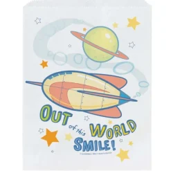 Take Home Bags | Take Home Bags<SmileMakers Out of this World Smile Paper Bags - Take Home Bags from