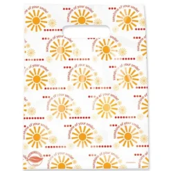 Take Home Bags | Take Home Bags<SmileMakers Oxo-Bio Scatter Sunshine Smile Bags - Scatter Dental Bags from