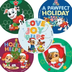 Christmas | Nickelodeon Stickers<SmileMakers PAW Patrol Holiday Helpers Stickers - Stickers from