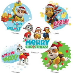 Christmas | Nickelodeon Stickers<SmileMakers PAW Patrol: Holiday Stickers - Stickers from