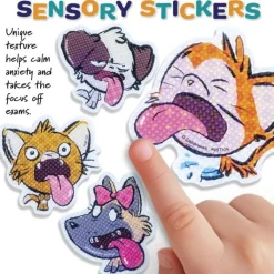 Fidget & Distraction Toys | Fidget & Distraction<SmileMakers Pets Textured Sensory Shapes - Stickers from