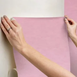 Wall Decals<SmileMakers Pink Aura Ombre Peel & Stick Wallpaper Mural - Office Décor from