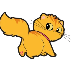 Wall Decals<SmileMakers Playful Pets Walking Cat Wall Decal - Office Décor  from