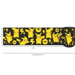 Wall Decals<SmileMakers PokéMon Pikachu Peel & Stick Border - Office Décor from